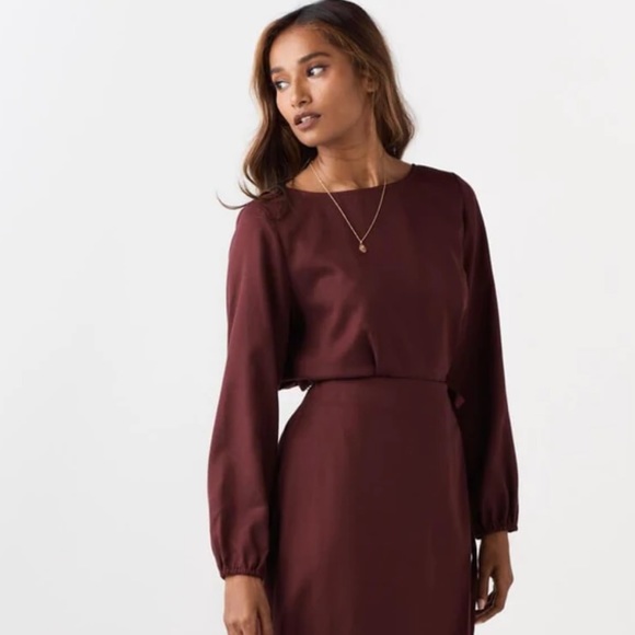 Like New Vetta The Vintage Collar Wrap Blouse - Picture 3 of 14